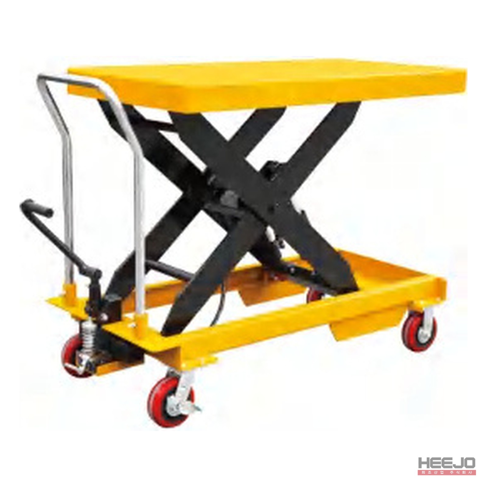 희조 테이블리프트 XL 수동 테이블 리프트 (초대형, 분리형 펌프/풋 페달, 500-2000kg) (HJ-PTD) 2